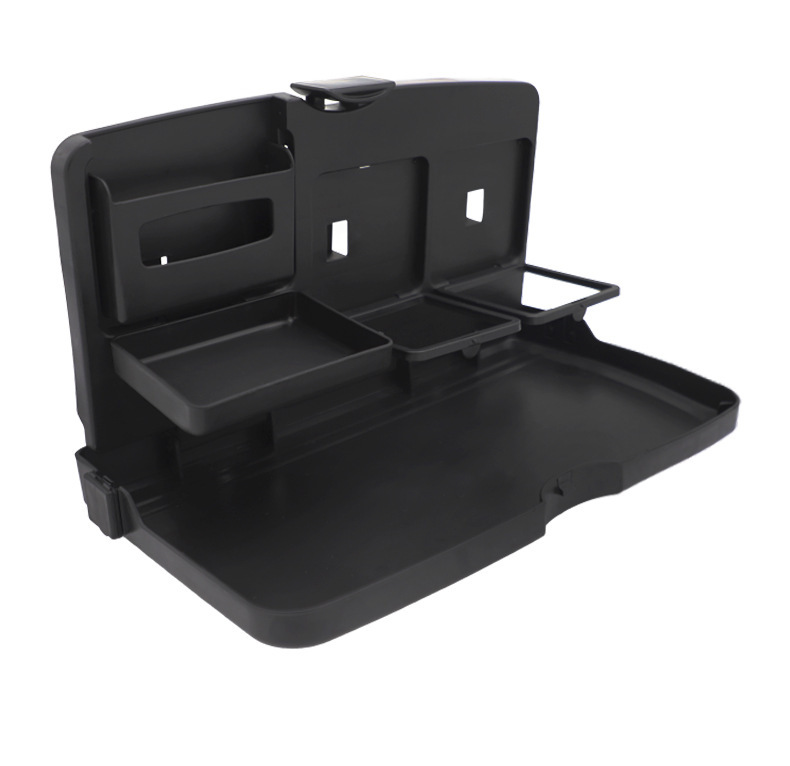 Cross-Border Car Dinner Plate, Car Foldable Drink Holder Tray, Children's Chair Back Dining Table, Car Computer Small Table