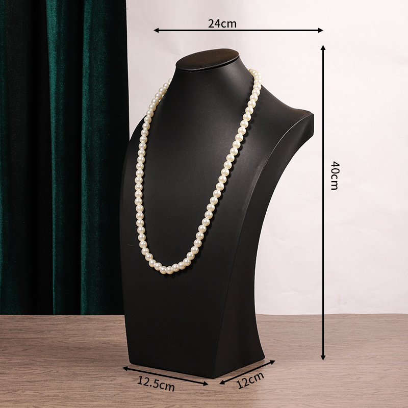 Collar estante de exhibición modelo retrato estante de joyería modelo de cuello mostrador accesorios collar estante de joyería cuello image 51