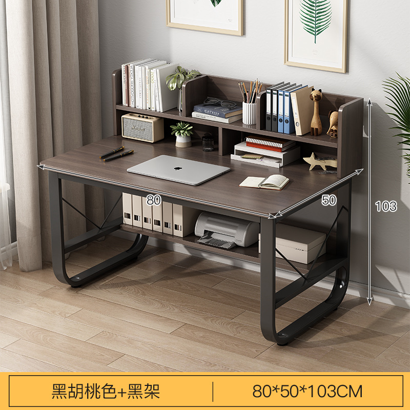 Escritorio de computadora con escritorio de estantería Escritorio de estudio en casa del estudiante escritorio simple escritorio Banco DE TRABAJO