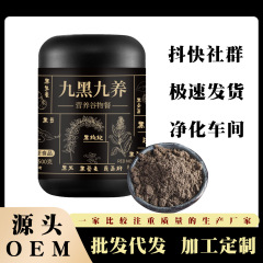 九黑九养粉 批发代发黑芝麻黑桑葚黑枸杞甄选食材代餐粉 源头厂家