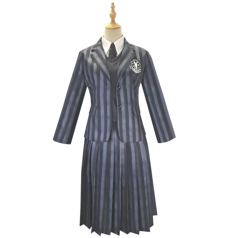 Adams family cos Wednesday Wednesday female owner's same dance dress cosplay clothes