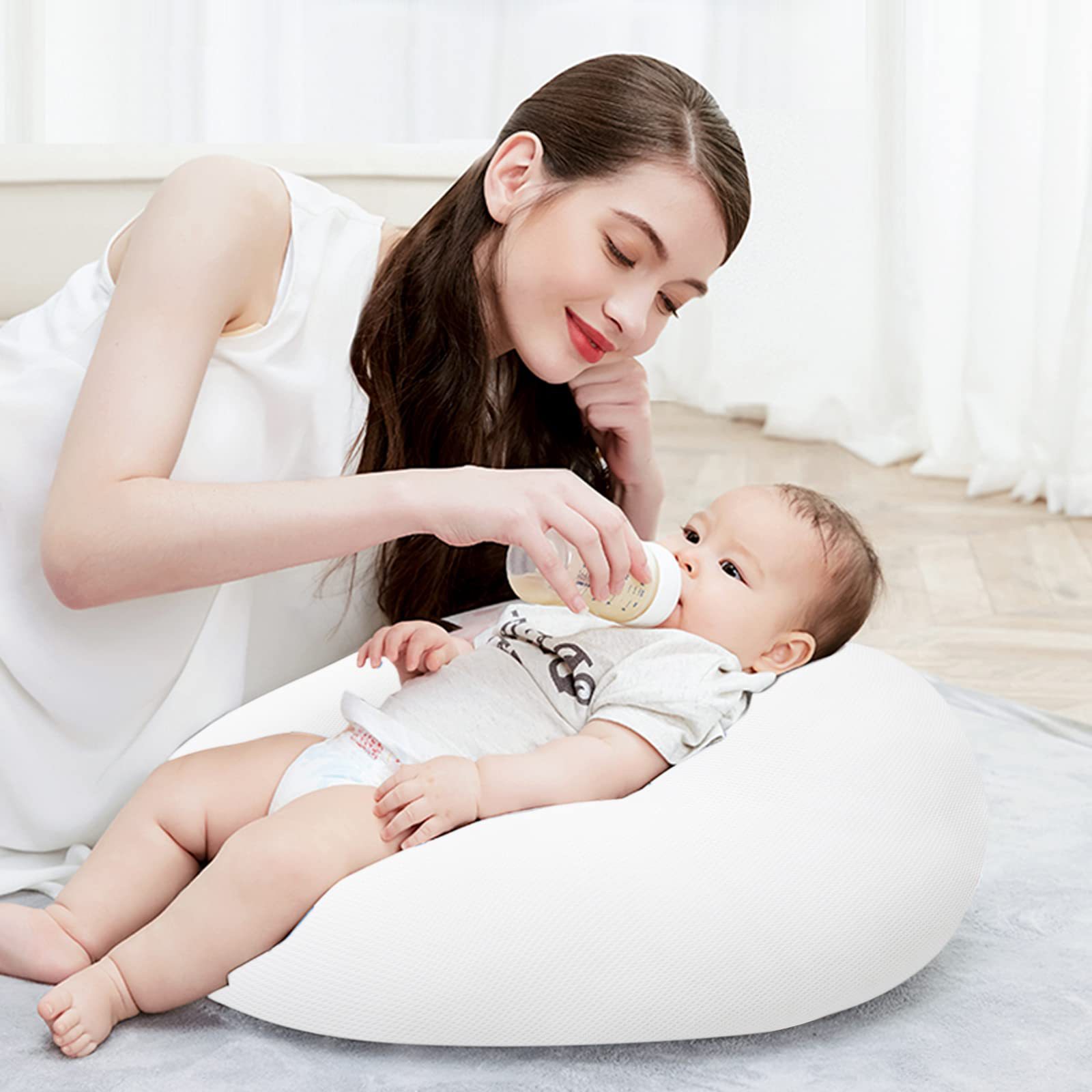 U型哺乳枕孕妇枕头宝宝防吐奶月子神器多功能婴儿躺抱喂奶