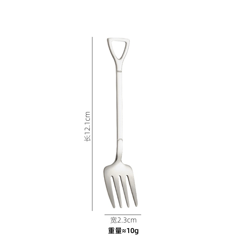 포크 12cm 내추럴 컬러