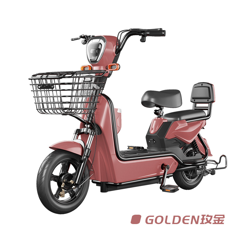 La nueva bicicleta eléctrica estándar nacional de Yadi, coche de batería de litio, dos ruedas para hombres y mujeres, transporte transfronterizo en la ciudad para adultos