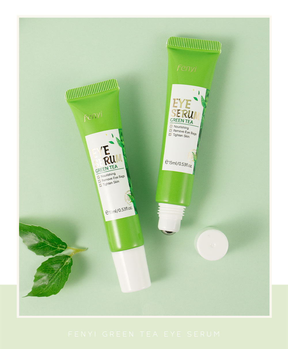 FENYI Green Tea Eye Serum 15ml Hydrates, Moisturizes, cares for and nourishes the skin around the eyes. Cross-border manufacturer undefined