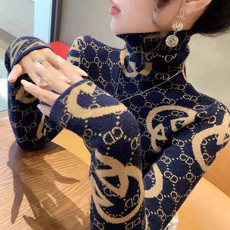 Cashmere Sweater Women's Pile Collar Knitted Bottoming Shirt Spring, Autumn and Winter High Collar Inner Wear 25 Years New Slim Fit Early Autumn Top Cashmere Sweater Women's Pile Collar Knitted Bottoming Shirt Spring, Autumn and Winter High Collar Inner Wear 25 Years New Slim Fit Early Autumn Top