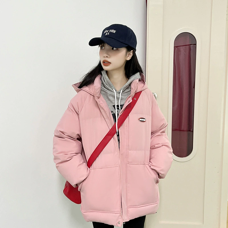 Маленький Стандартный большой карман, новая короткая Корейская хлопковая одежда, женская одежда, Зимняя Студенческая одежда в стиле Харадзюку, модное нишевое хлебное пальто