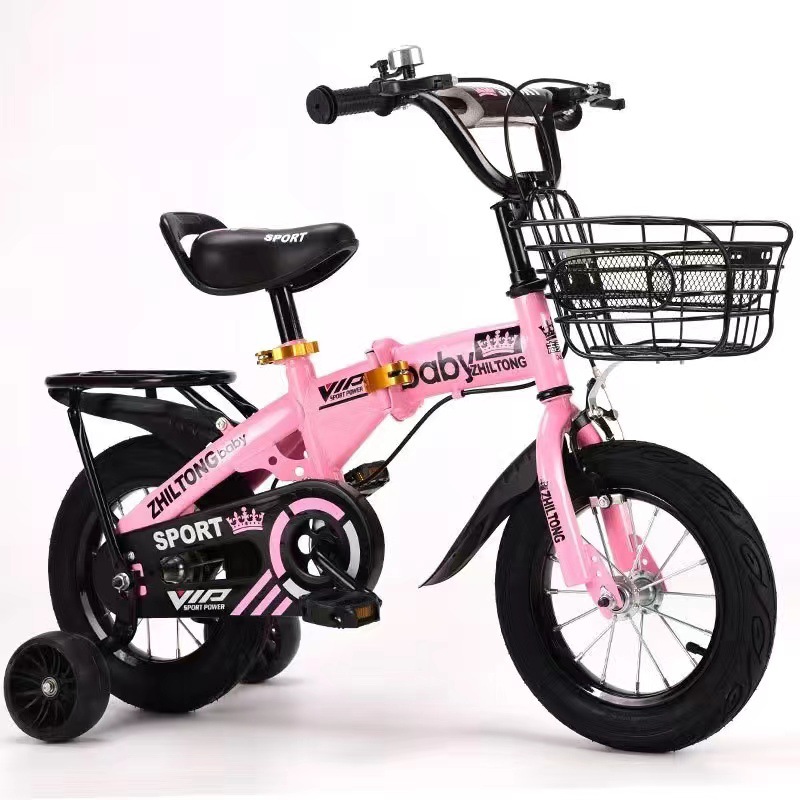 Bicicleta plegable para niños de 3 a 8 años, bicicleta para niños y niñas 12 // 14/16/18 pulgadas, bicicleta para niños