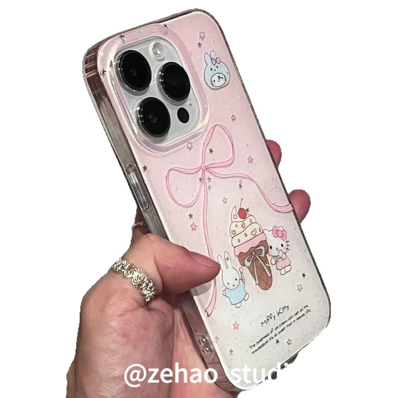 甜店米菲kt适用苹果13手机壳iPhone16/14女15/12pro/11全promax|undefined