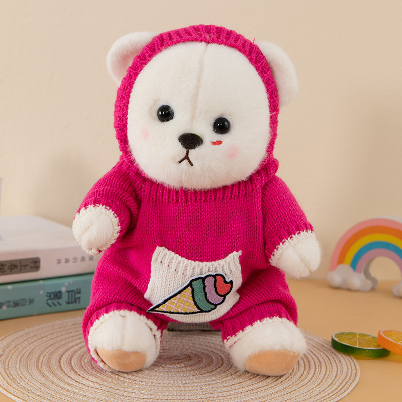 딸기곰 니트 슈트 [의류만]