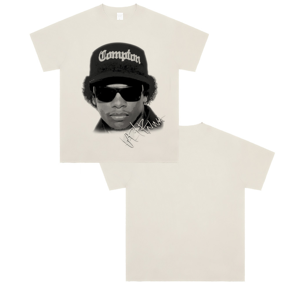 West Coast Rap N.W.A. Digital Direct Jet Washing Made Old American Retro Little Neck Camiseta image 21