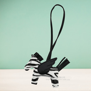 2025 New Cute Leather Angel Pegasus Bag Hanging Cartoon Boutique Backpack Pendant Women's Decorative Keychain