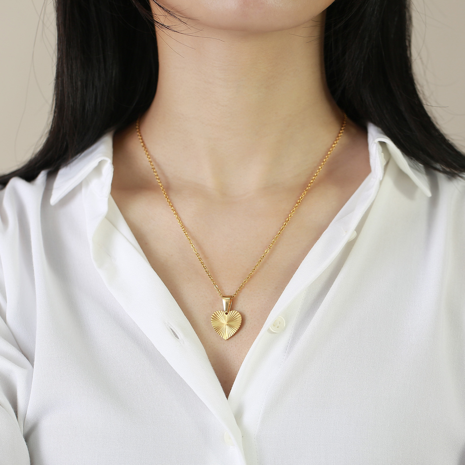 Simple Style Star Stainless Steel Plating Pendant Necklace 1 Piece