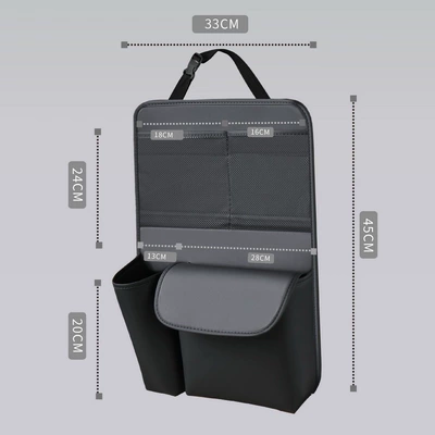 Chair back anti-kick pad, Car Seat Back Storage Bag - regular-style-4533