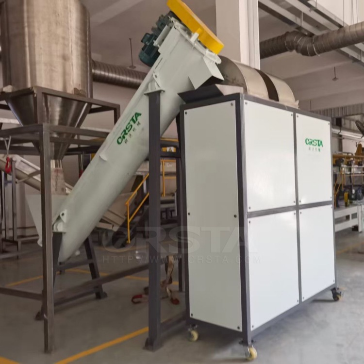 海南废塑料纸杂质混合瓶片风选机，日杂塑料瓶片纸塑分离机