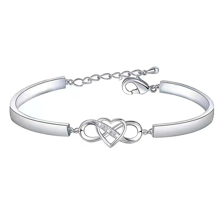 Fall/Winter 2022 New Fashion Love 8-character Bracelet Fashion Popular Letters Joker Girlfriend Sisters Same Style Bracelet