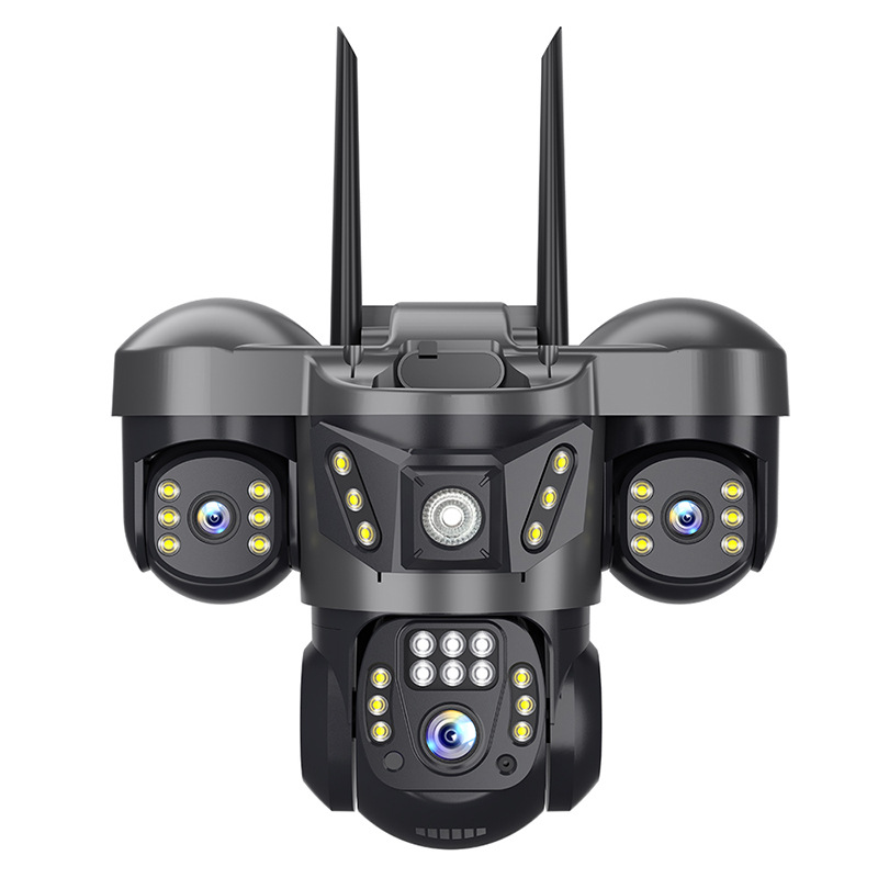 Cámara PTZ WiFi V380 para exteriores con tres lentes y 4G, Tres Ojos image 6