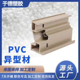 源头工厂PVC异型材PVC挤出型材 开模生产PVC塑料异型材冷顶型
