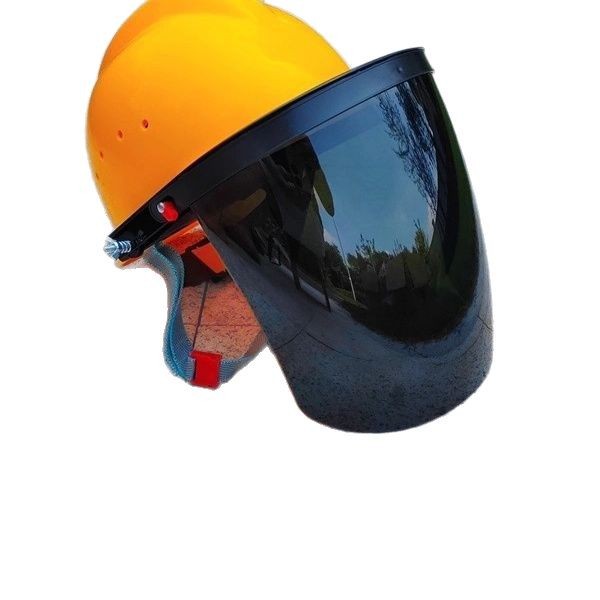 La nueva máscara de soldadura eléctrica ajustable con casco de seguridad, máscara de soldadura eléctrica especial, máscara de soldadura, protección UV y luz fuerte
