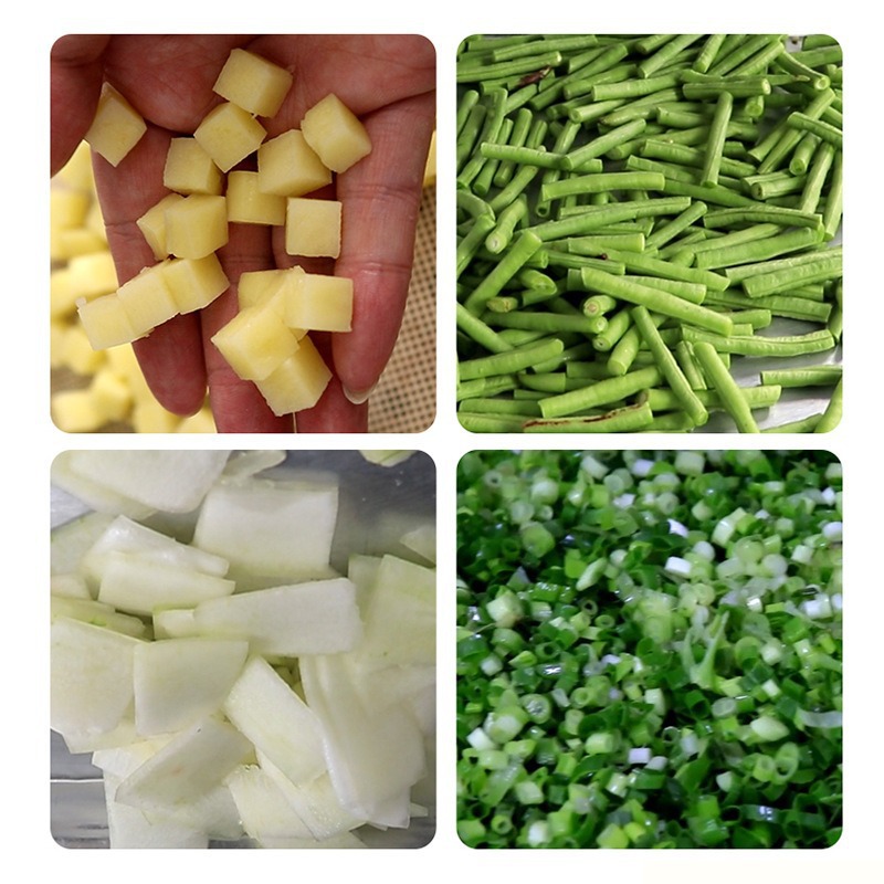 Máquina de corte de verduras comerciales, cortadora automática de melones y frutas, cortadora de corte de acero inoxidable especial para comedor de hotel