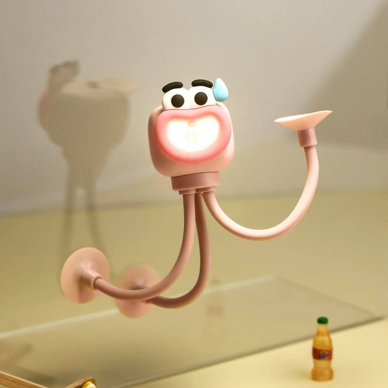 かわいいペットのかわいいミニテーブルランプインデスクトップクリエイティブ装飾品学生寮の寝室のベッドサイド睡眠子犬ナイトライト|undefined