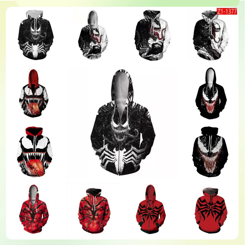 Cross-border youth new personalized fashion European and American Halloween DY 3D printed sweater cosplay around Cross-border youth new personalized fashion European and American Halloween DY 3D printed sweater cosplay around