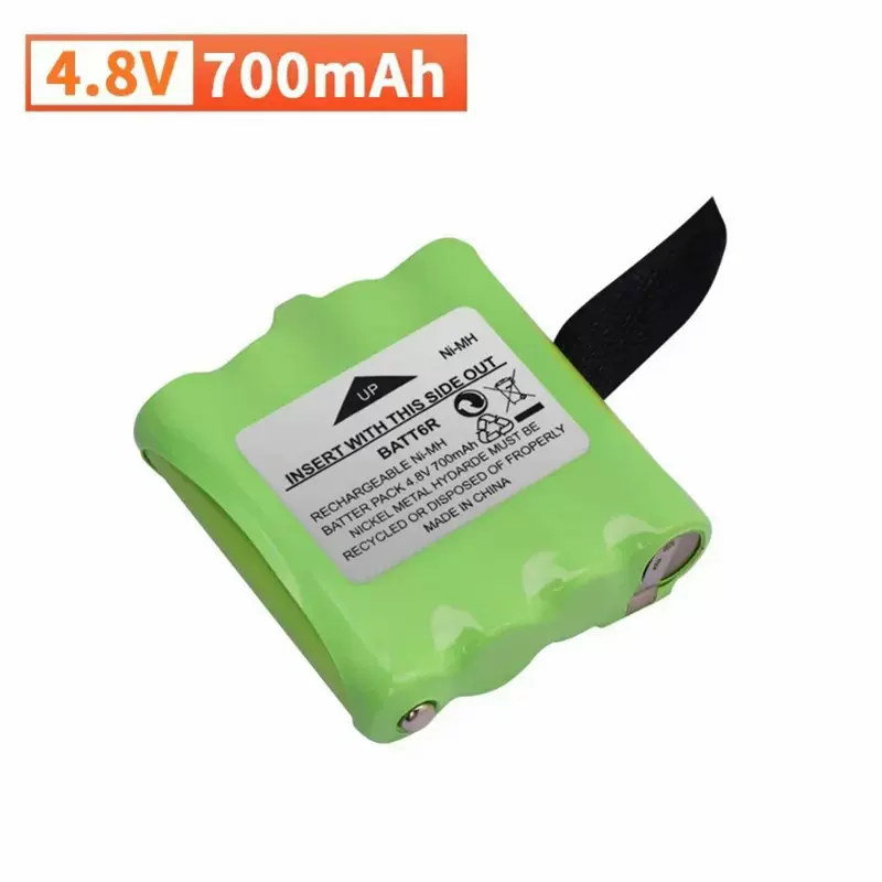 4.8V 700MAH镍氢电池BATT6R对讲机子母机充电电池组足容跨境热销