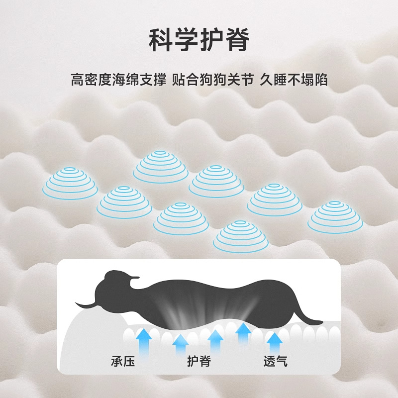 Hoopet clásico y simple perrera de cuatro estaciones para mascotas universal para perros medianos y grandes almohadillas para dormir de verano para gatos cama para perros extraíble y lavable