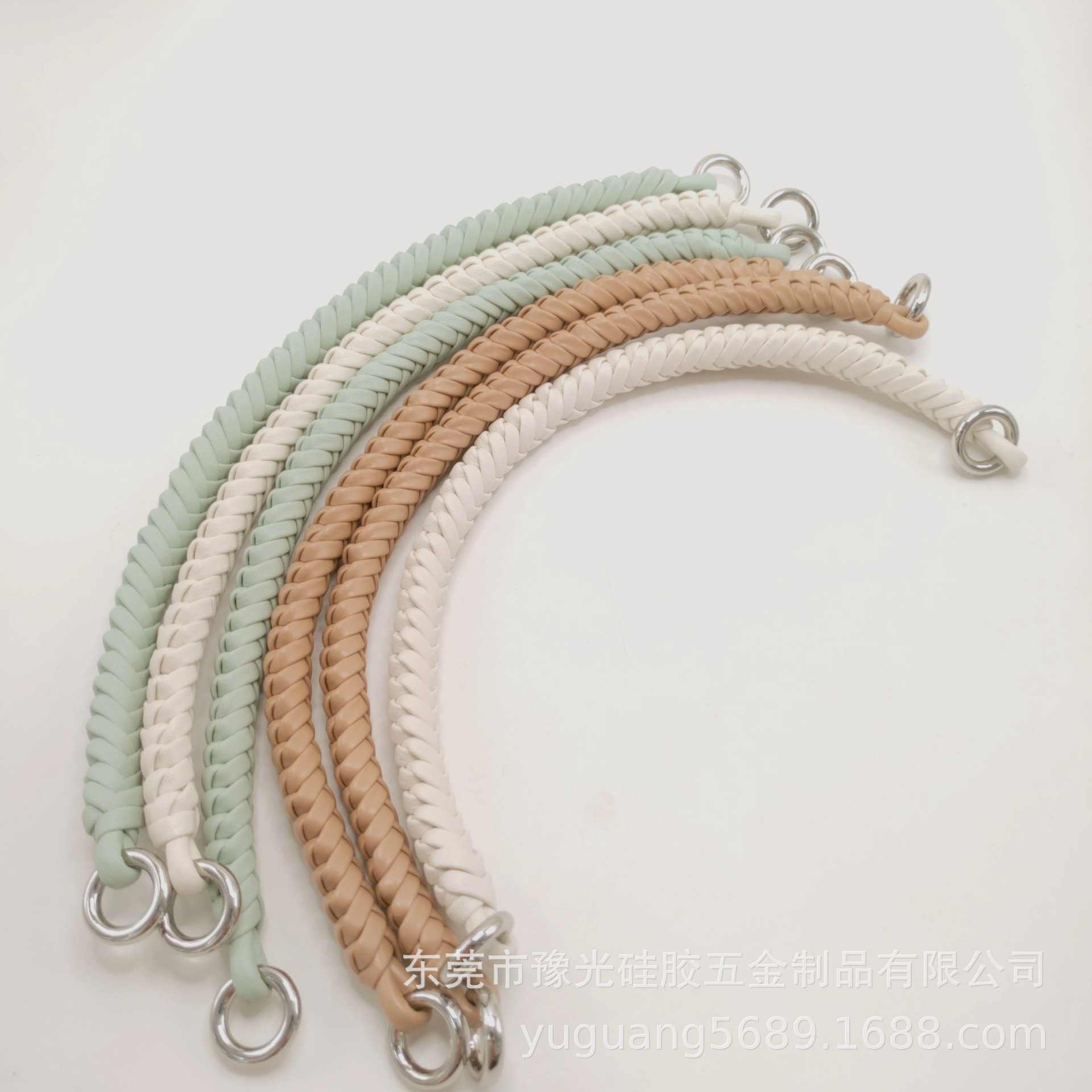 女士包包手工编织超纤皮手腕带