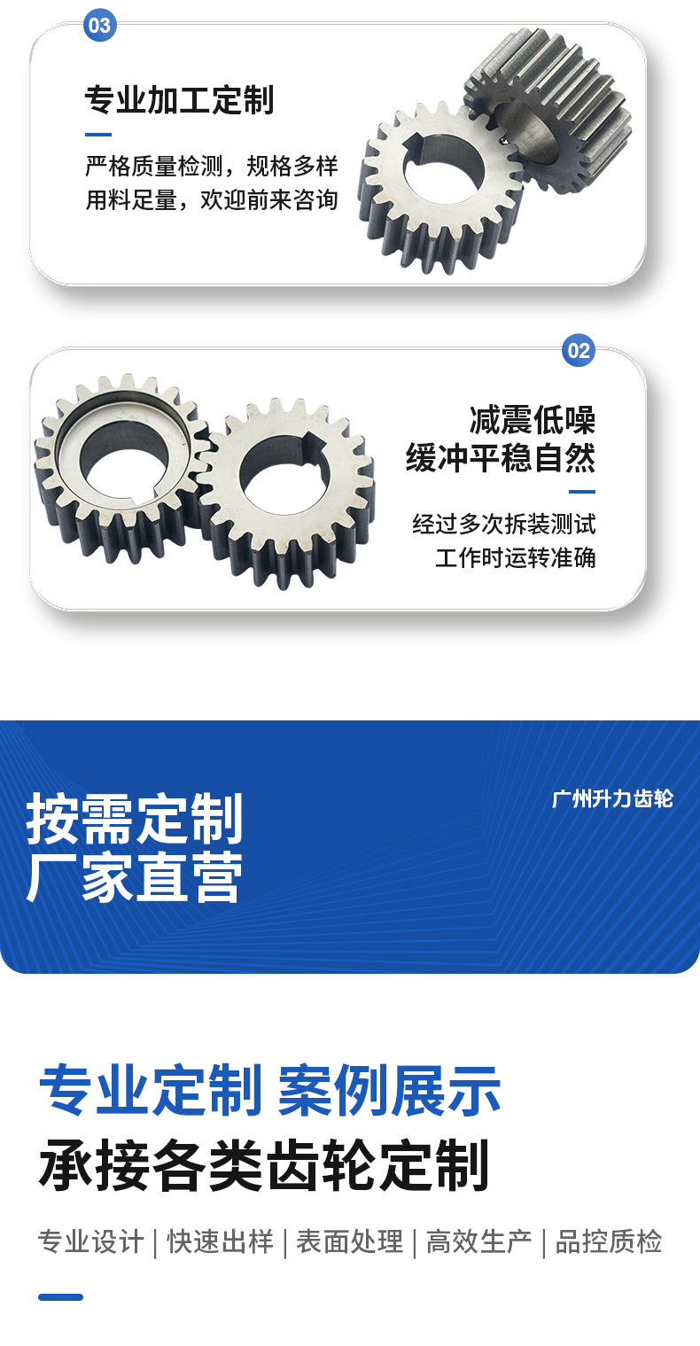 Factory Direct Sales Small Modulus Industrial Precision Direct Carburized Helical Bevel Gear Cnc Finishing Customized Gear According to Drawings