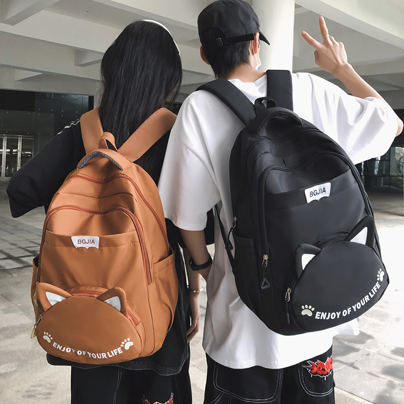 Capacious trend backpack lightweight to go out for traveling