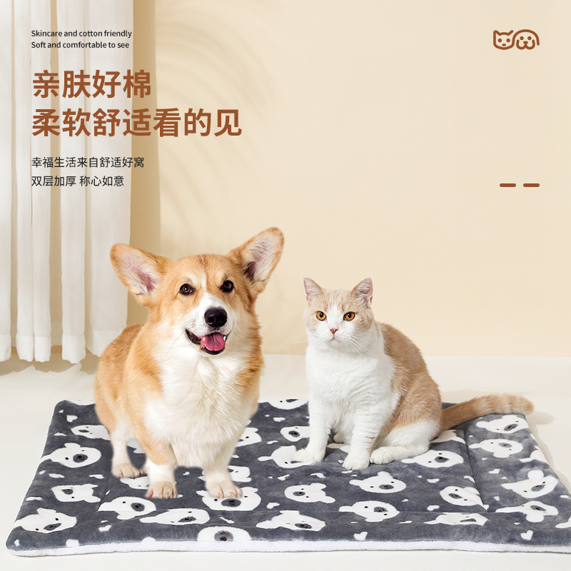 Almohadilla para perros para dormir, cálida en invierno, gruesa, almohadilla para mascotas, almohadilla para gatos, manta, manta para perros, manta para perros, manta para dormir para perros