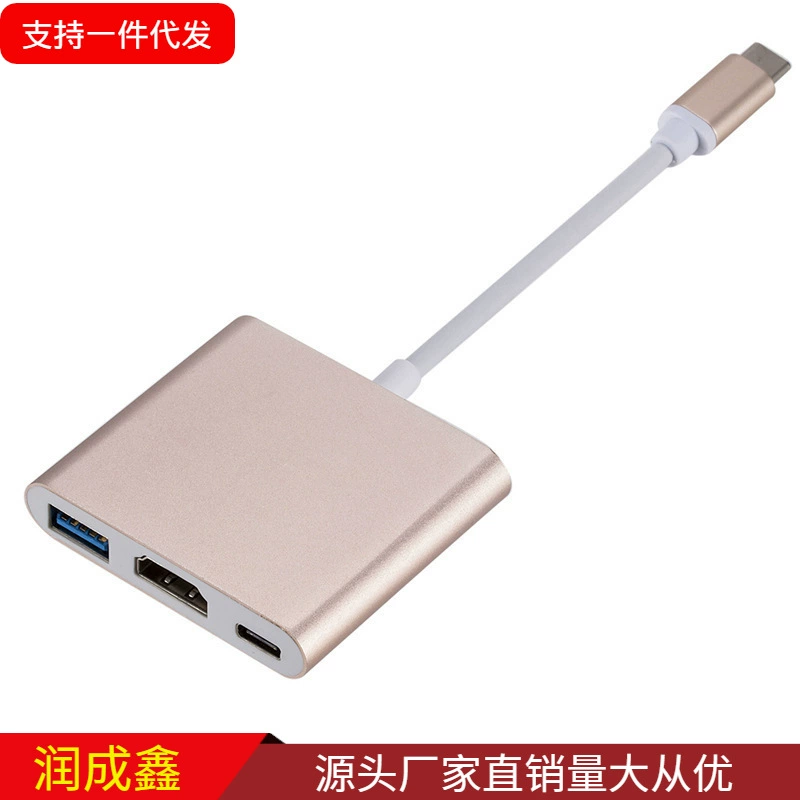 USB3.1 Type C TO HDMI+USB3.0 конвертер Trinity PD питание 4K кабель конвертации