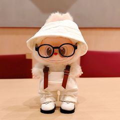 17cm一二三代拉布布娃衣粉可爱挂件衣服坐坐派对马卡龙背带裤娃衣