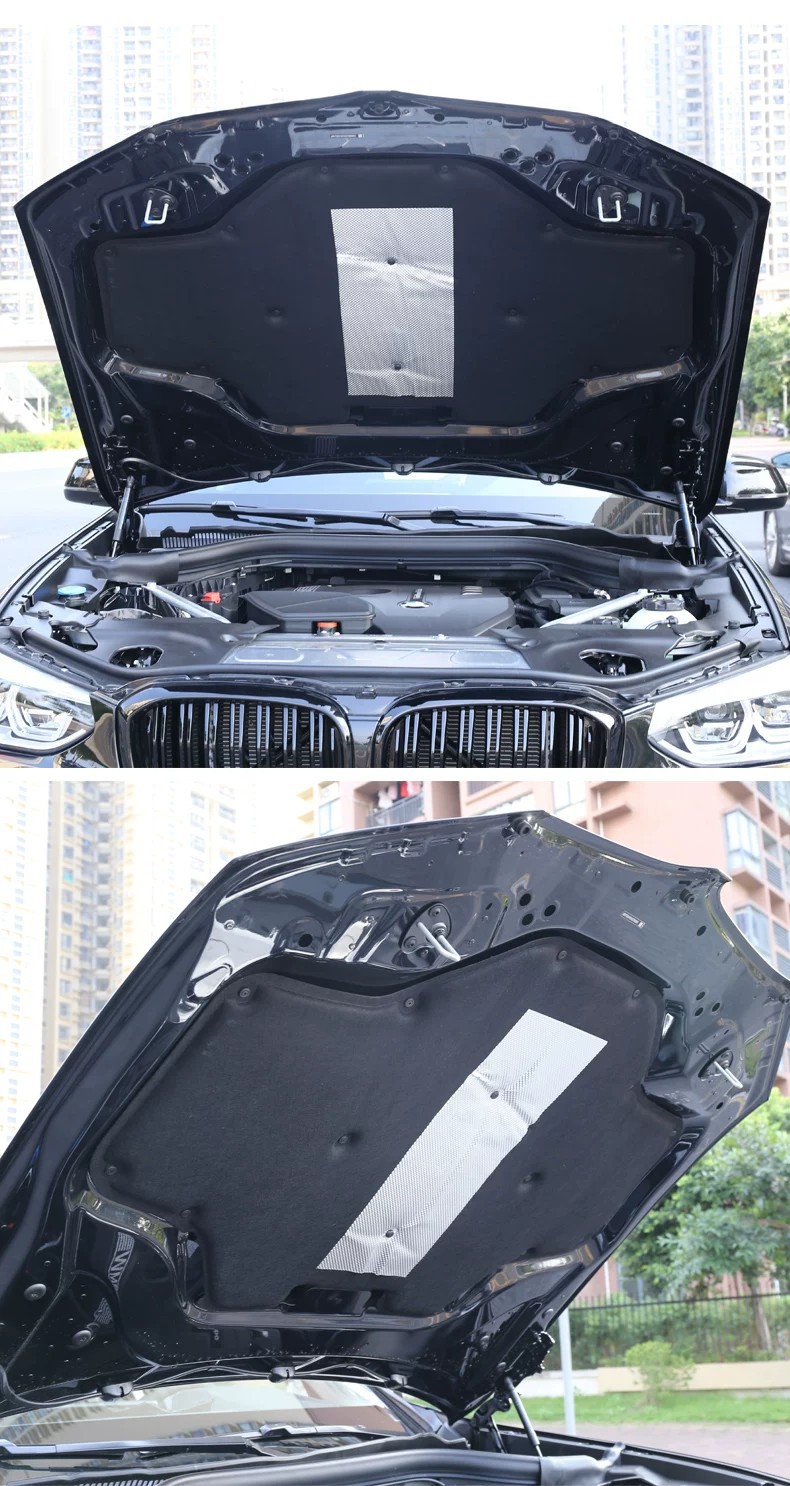 Suitable for BMW X3 engine soundproofing cotton, i3 series, 5 series, X4 insulation pad, essential interior decoration items for the engine hood