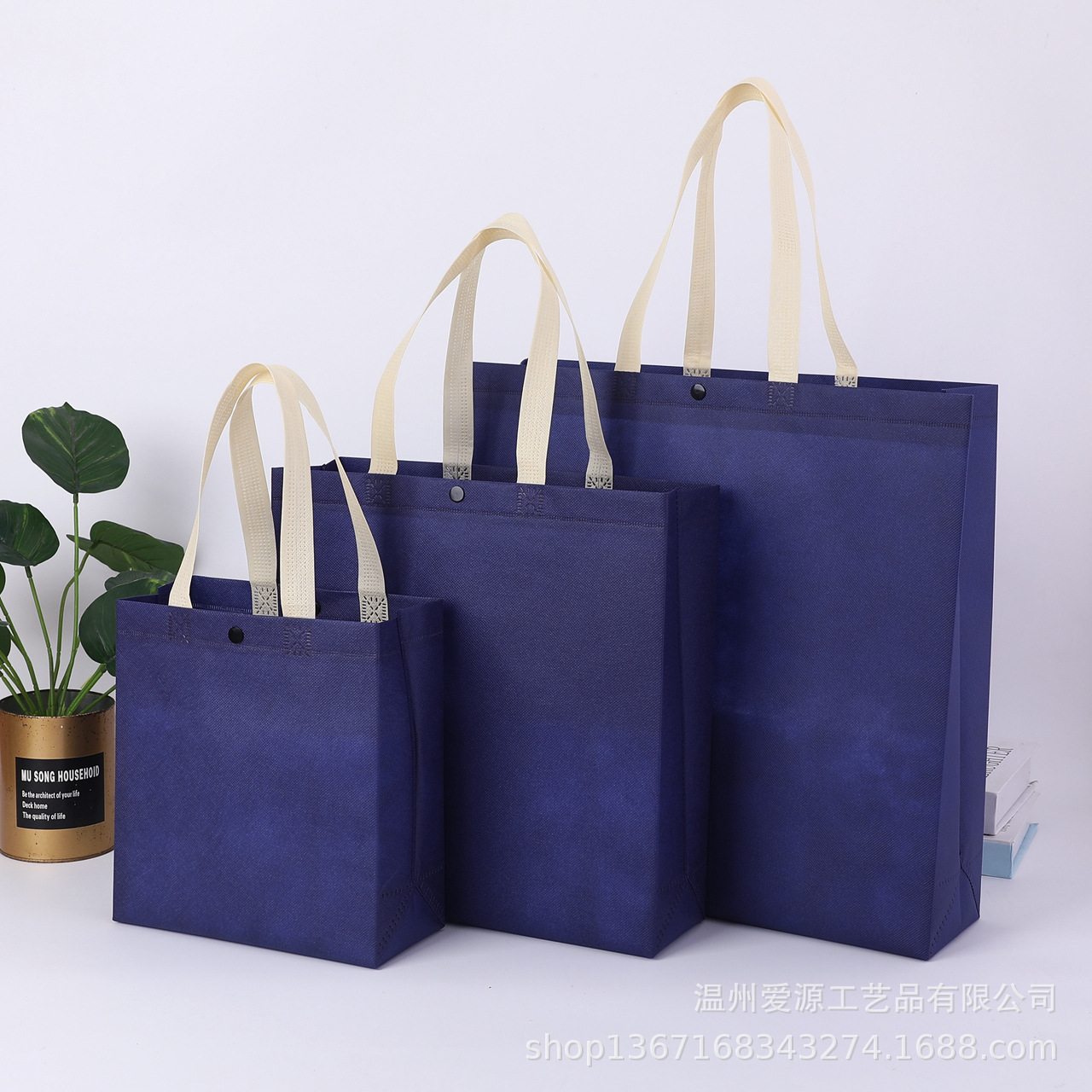 올드 블루 백, 블랙 버클이 달린 베이지 핸드백, 미니 가로 버전 28 너비 x 20 높이 x 10 바닥 측면 cm 인터넷 연예인 가방, 신소재 부직포