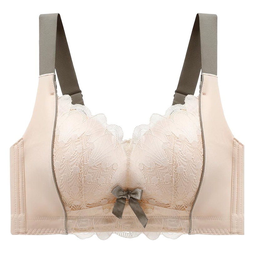 Sujetador ajustable de mujer soporte superior grande anti-flacidez sujetador de mama ropa interior inalámbrica empuje hacia arriba pequeño pecho especial