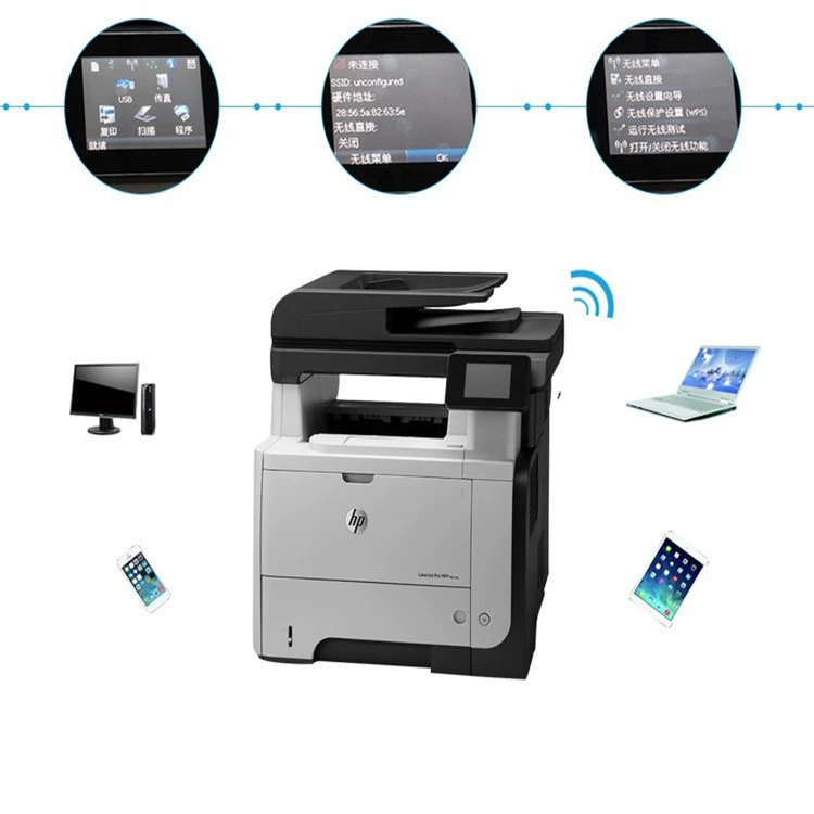 HP HP M521dn M521DW Лазерный Многофункциональный Всё-в-одном Аппарат А4 Печать Копирование Сканирование Факс Сеть