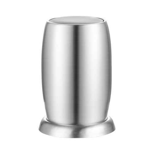 Stainless steel push-type toothpick tube automatically pops up household toothpick box commercial hotel toothpick bucket can logo engraving