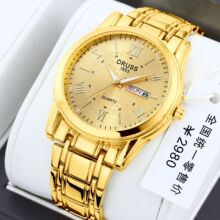 跨境代发品牌手表男款非机械表全自动正品腕表大表盘防水夜光男表