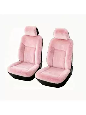 Car Double Seat Cover Without Seat Cover, Waistline Fabric Craftsmanship, Polyester Seat Cover, Universal Car Seat Cover, Wholesale in Stock (Universal seat cover) - pink-two-seater-general