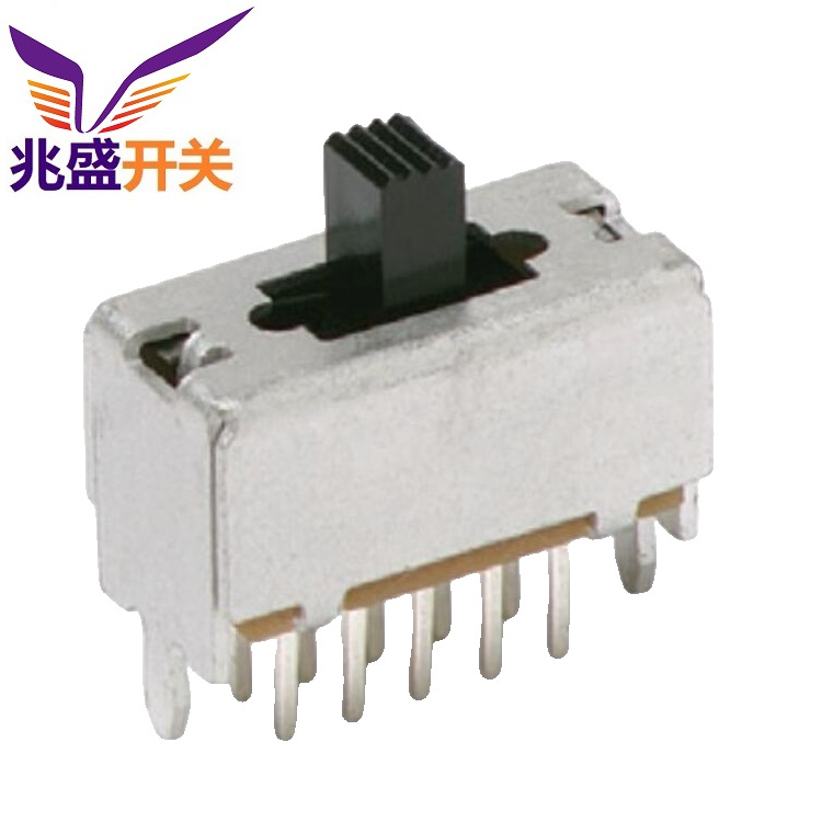 厂家供应3档直柄拨动开关 立式3档滑动开关 三档垂直拨动开关3位