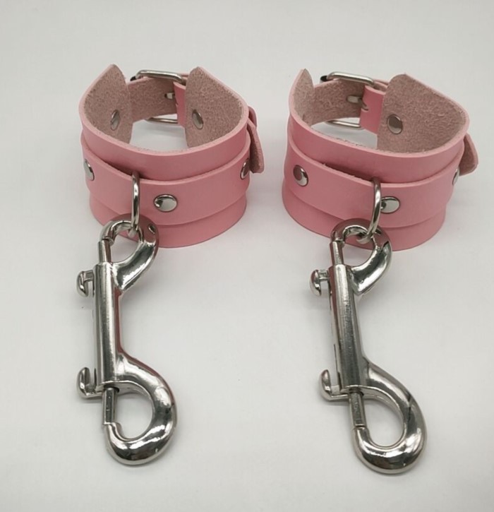 Women's Leather Tight Belly Band Suit