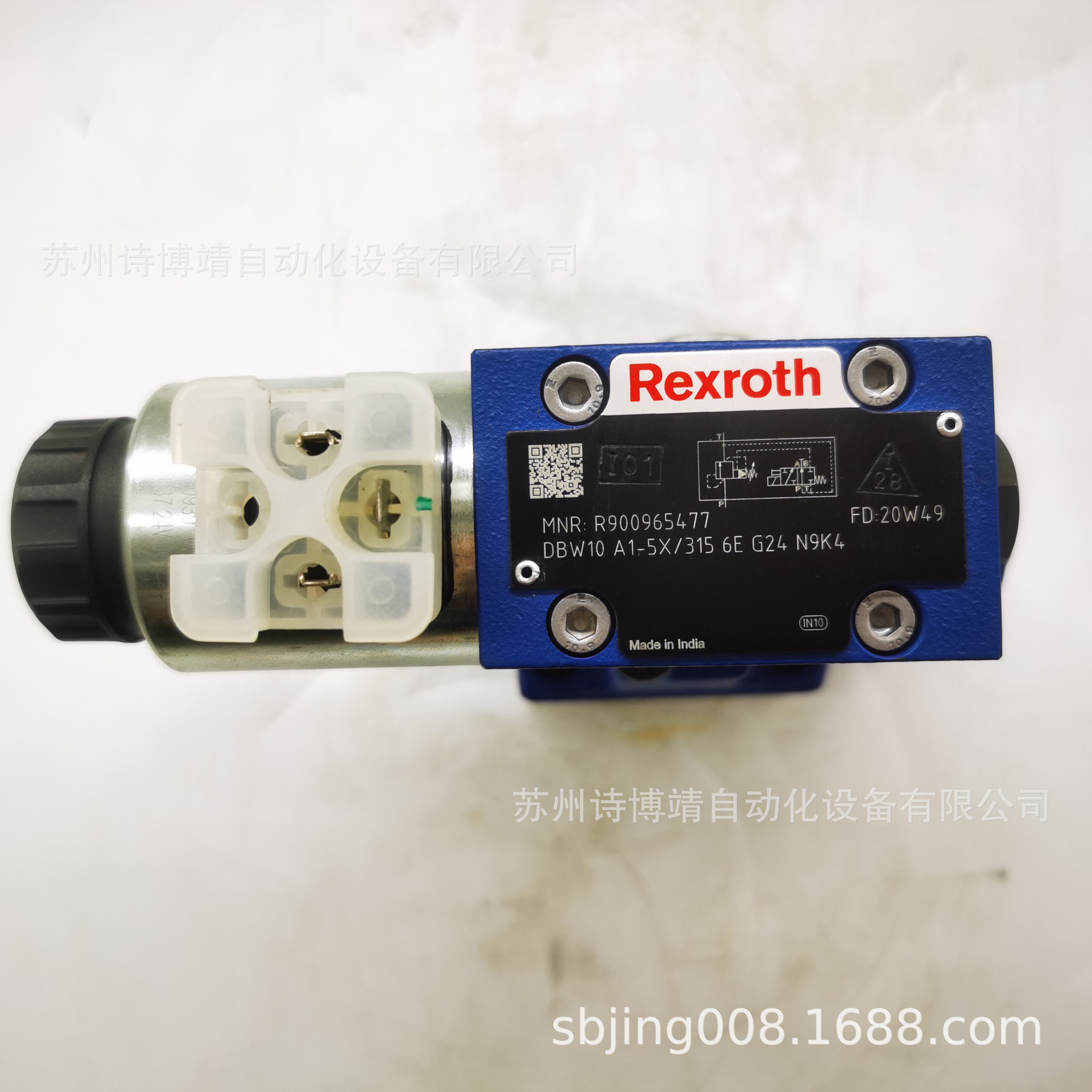 力士乐Rexroth电磁溢流阀DBW10B1-5X/350-6EW100N9K4 低价销售