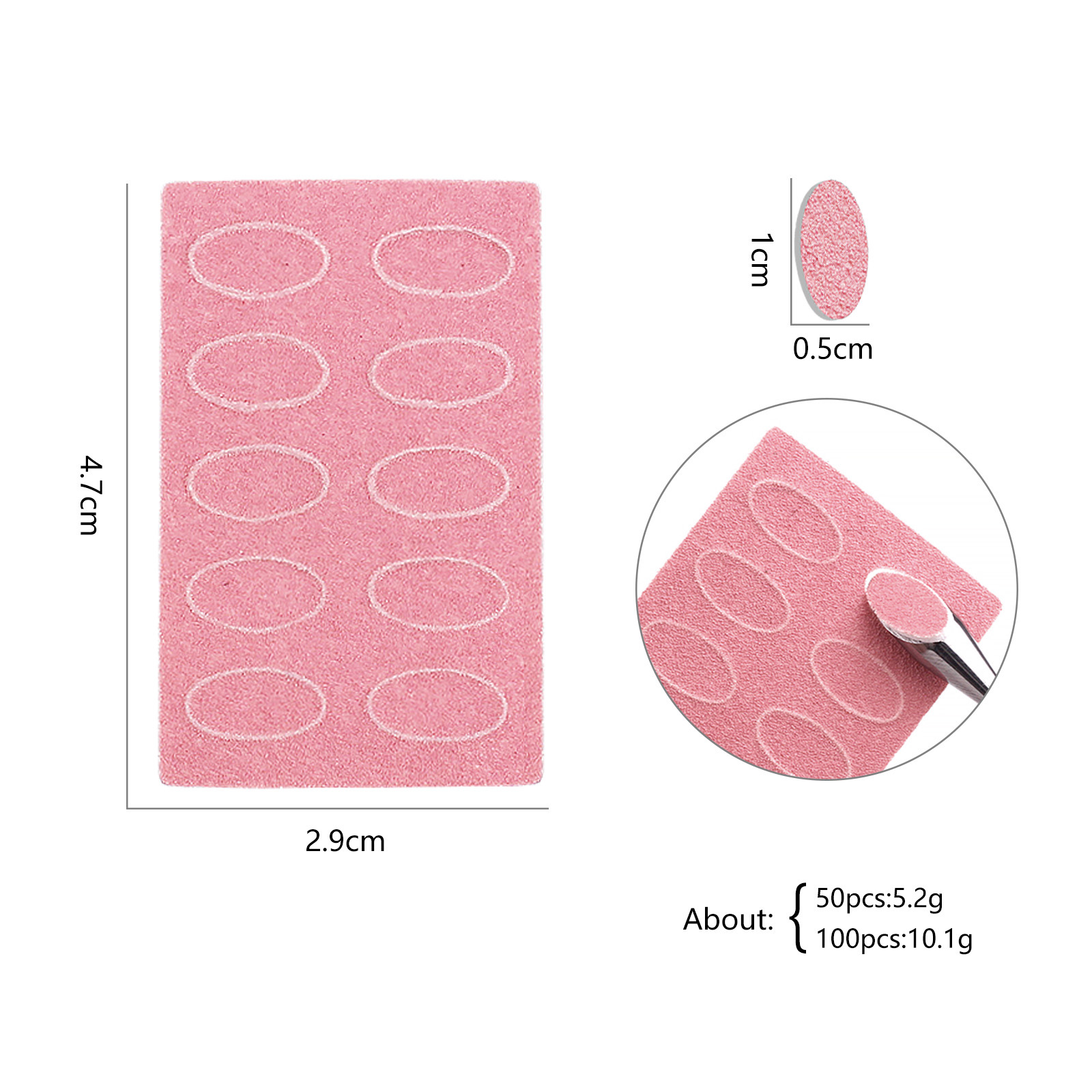 Push de acero para uñas transfronterizo Push de acero de herradura de doble cabeza ruso Push de piel muerta Pincel de manicura para pulir la superficie de la uña