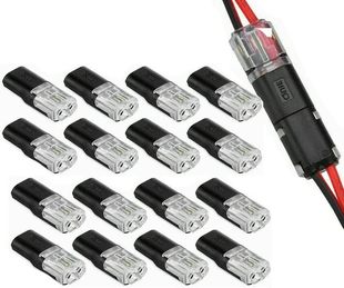 Shavingfun 2-Polig Kabel Steckverbinder Stecker, Auto Stecker