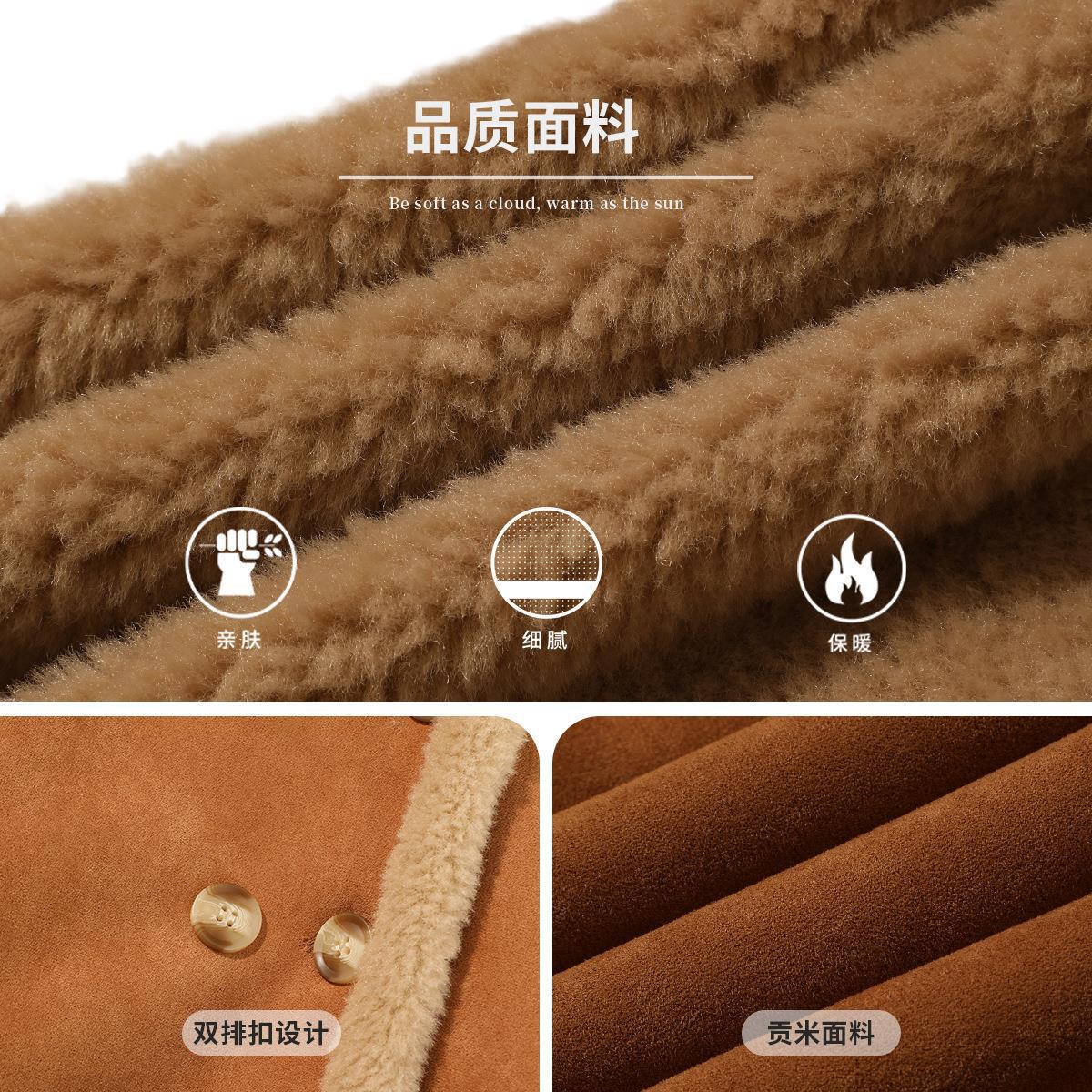 모모 아동복 겨울옷 여아 롱코트 2024 가을 · 겨울 새 어린이 기모 두껍게 양면 착용 코트