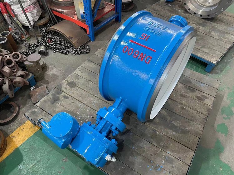浙江南高阀门 D363H-16C DN300 铸钢对焊式硬密封蝶阀