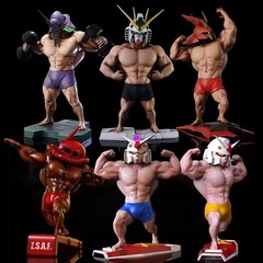 マッスルガンダムフィギュアビッグマッスルザク像装飾品ギフト卸売二次元アニメーションフィギュアモデル