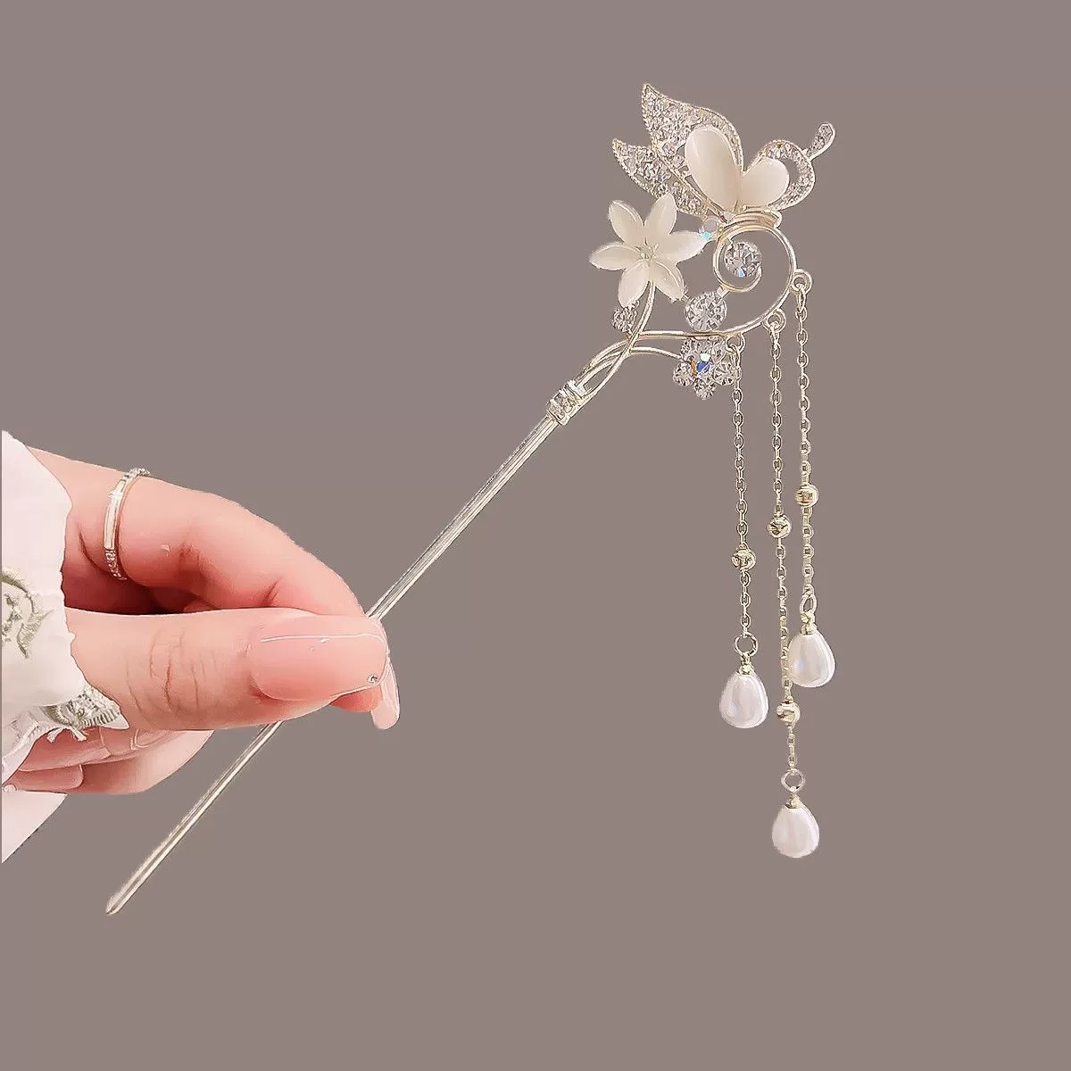 Подарочная коробка для друга, китайский Hairpin, аксессуар для волос с кисточками, ханфу, подарок на день рождения